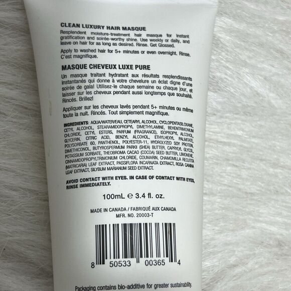 GLOSS MODERNE CLEAN LUXURY HAIR MASQUE (SOLEIL) 3.4 FL OZ - New & Sealed - Picture 9 of 10